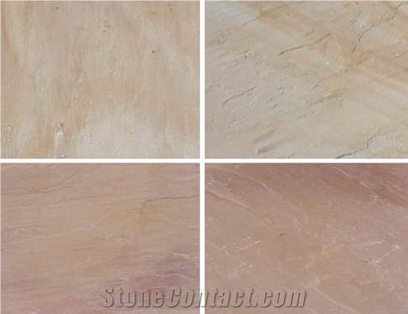 Reppon Buff Sandstone Paving Tiles, Brown Buff Sandstone