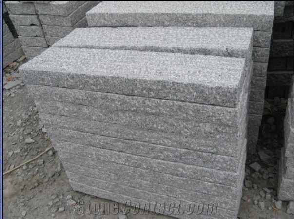 Cheapest G603 Grey Granite Kerb Stone on Promotion Natural Stone Directly Quarry Owner and Manufacturer