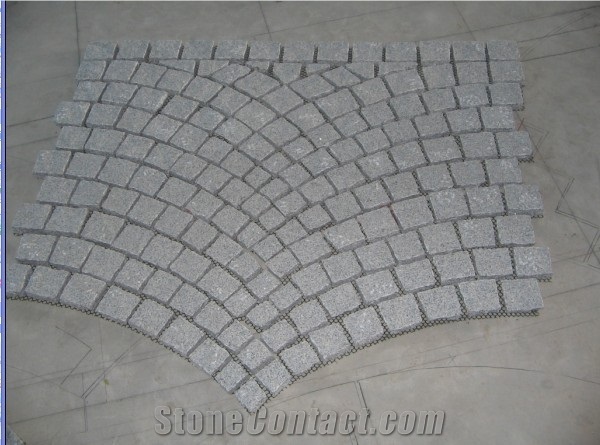 Grey Granite Cobble Paving Stone