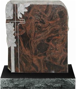 Granite Carving Headstone.Cross Tombstone 026
