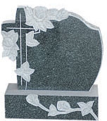 G654 Granite Cross Tombstone