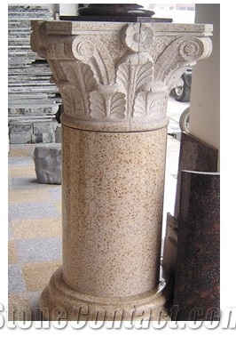 G682 Granite Column Top