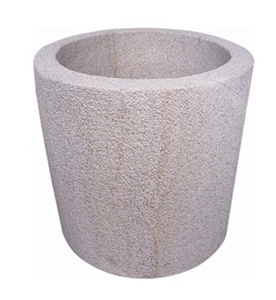 G682 Granite Planter Pots