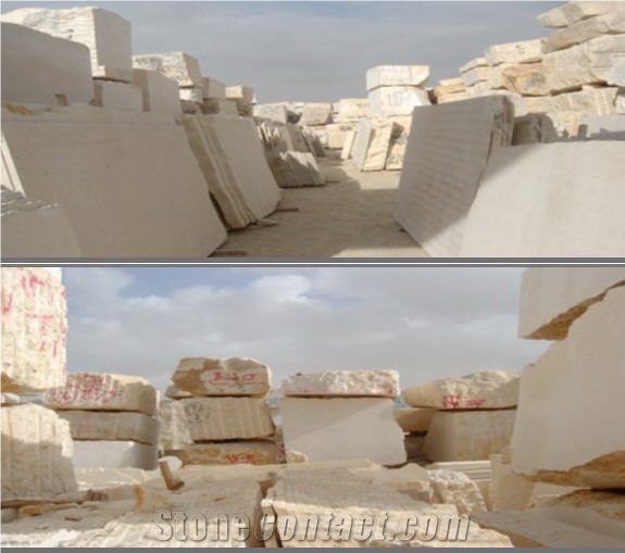 Egyptian Beige Marble Blocks