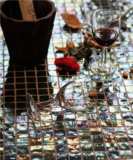 Iridium Glass Mosaic