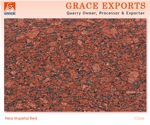 New Imperial Red Granite Slabs & Tiles, India Red Granite