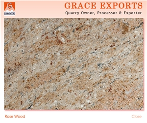 Rosewood Granite Slabs & Tiles, India Pink Granite