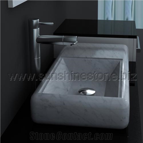 Carrara Art Stone Sink