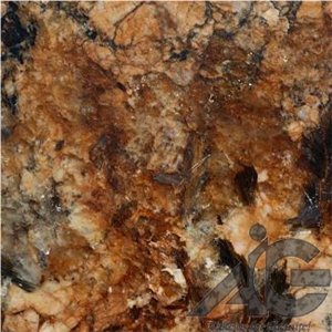 Mascarello Granite Slabs, Brazil Yellow Granite