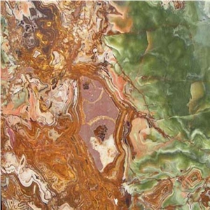 Multicolor Green Onyx Slabs & Tiles, Pakistan Green Onyx