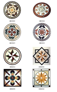 Waterjet Pattern Stone Medallions