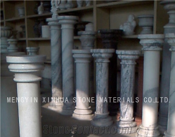 White Marble Columns