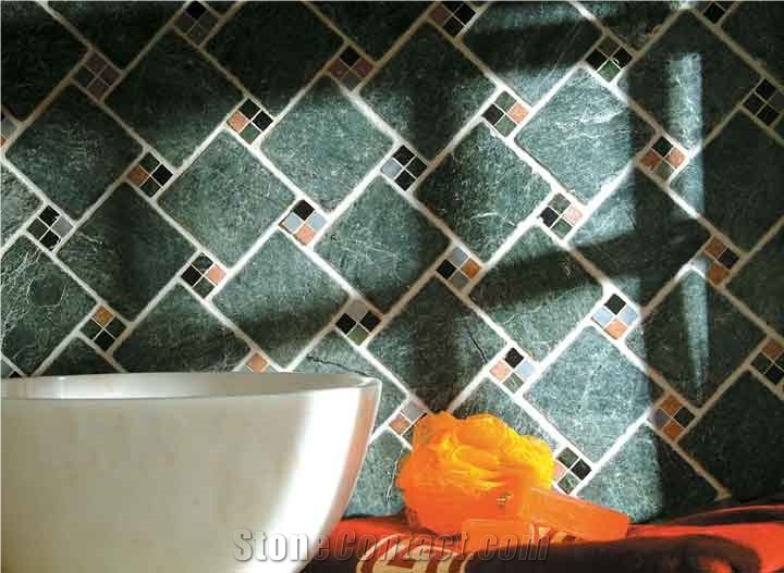 Green Marble Tumbled Wall Tile