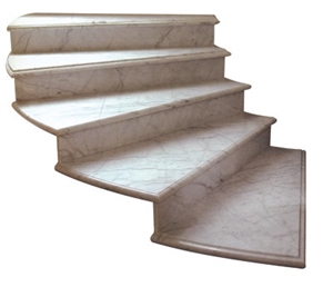 White Marble Stairs,Steps