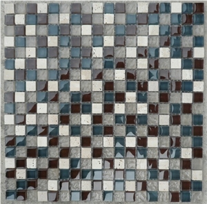 Glass and Marble Mix Mosaic