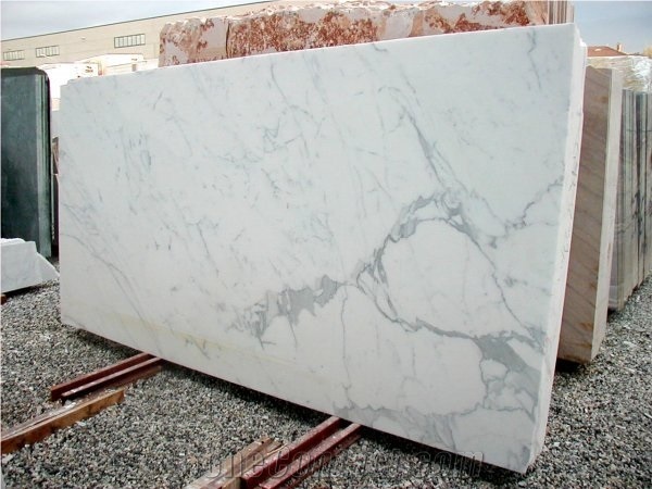 Lasa Bianco Statuario Marble Slab, Italy White Marble