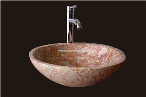 Red Agate Marble Sink