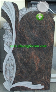 Indian Aurora Granite Gravestone,Headstone