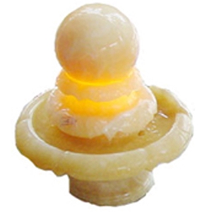 China Yellow Onyx Fountain Balls