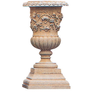 Yellow Granite Flowerpot