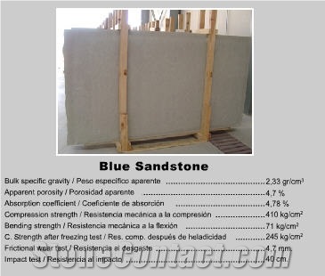 Floresta Blue Sandstone Slab, Spain Blue Sandstone