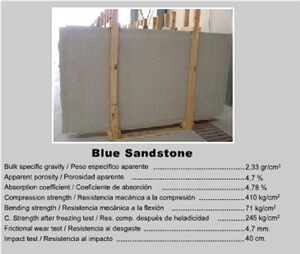 Floresta Blue Sandstone Slab, Spain Blue Sandstone