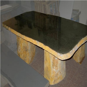 Vietnam Black Basalt Table Set