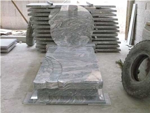 China Juparana Granite Tombstones