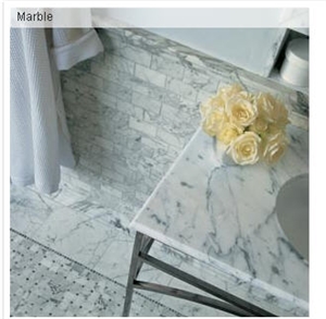 White Marble Wall, Floor Tiles