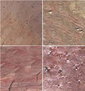 Copper Slate Slabs & Tiles, India Brown Slate