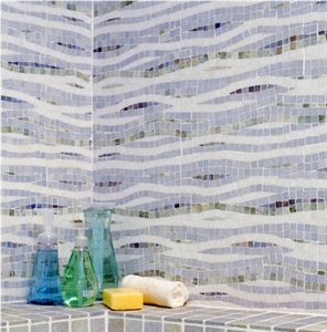 Marble - Glass Mosaic Current Pattern