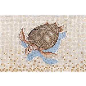Mediterranean Caretta Caretta Mosaic