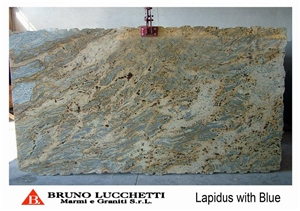 Lapidus with Blue Granite Slabs