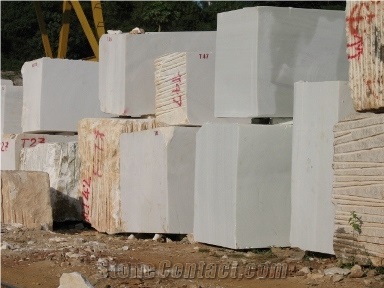Pure White Marble Blocks, Crystal White Viet Nam Marble Block