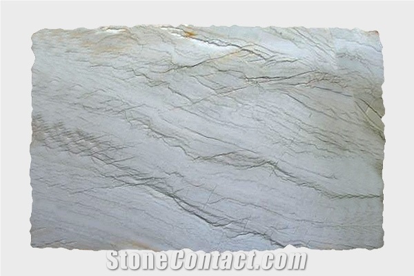 White Macaubas Quartzite Slabs & Tiles, Brazil White Quartzite