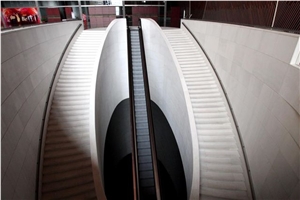 Crystal White Marble Stairs