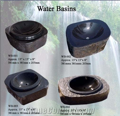 Black Granite Wash Basins