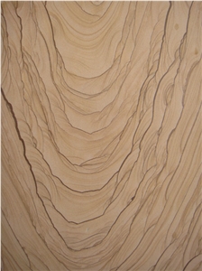 Scenery Sandstone, China Beige Sandstone Slabs & Tiles