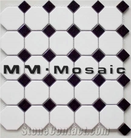 White Ceramic Mosaic