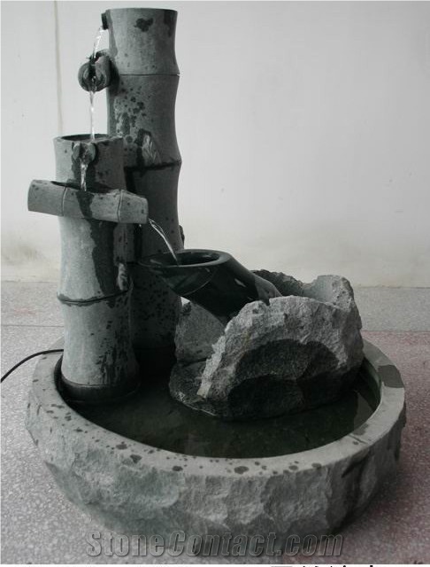 Black Granite Water Fountain