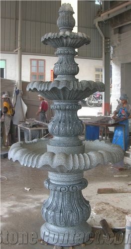 Granite Carved Water Fountain