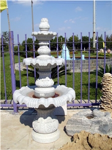 Grey Granite Water Fountain