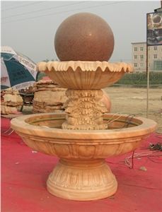 Sandstone Carved Water Fountain