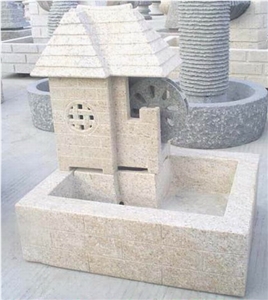 Yellow Granite Fountain