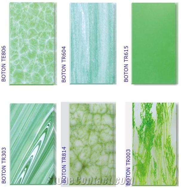 Green Alabaster-Artificial Translucent Stone Panel