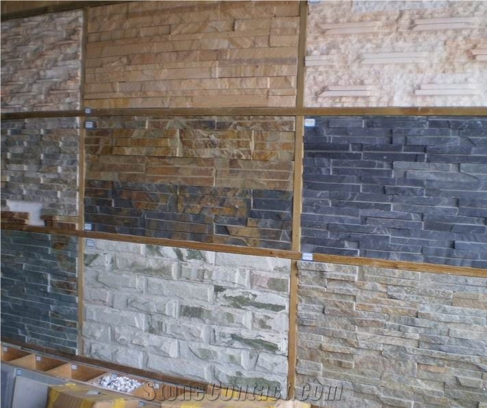 China Slate Cultured Stone Slabs & Tiles