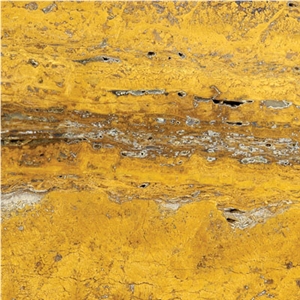 Giallo Travertine Slabs & Tiles, Turkey Yellow Travertine