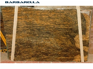 Barbarella Granite Slabs, Brazil Brown Granite