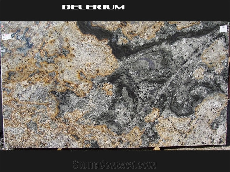 Delirium Granite Slabs, Brazil Brown Granite