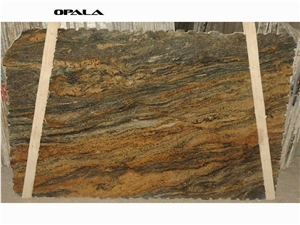 Opala Granite Slab, Brazil Brown Granite